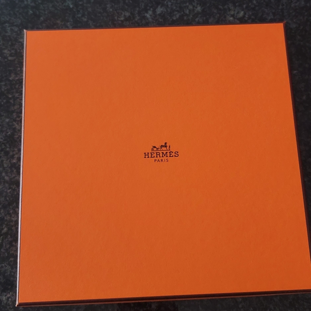 Hermes scarf gift box